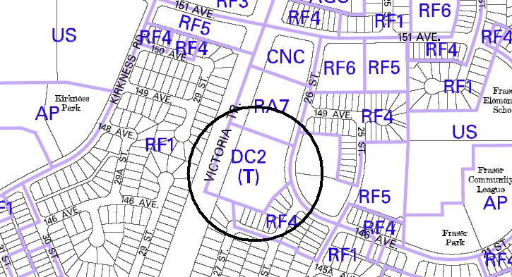 DC2 (T) Victoria Trail Zoning Map