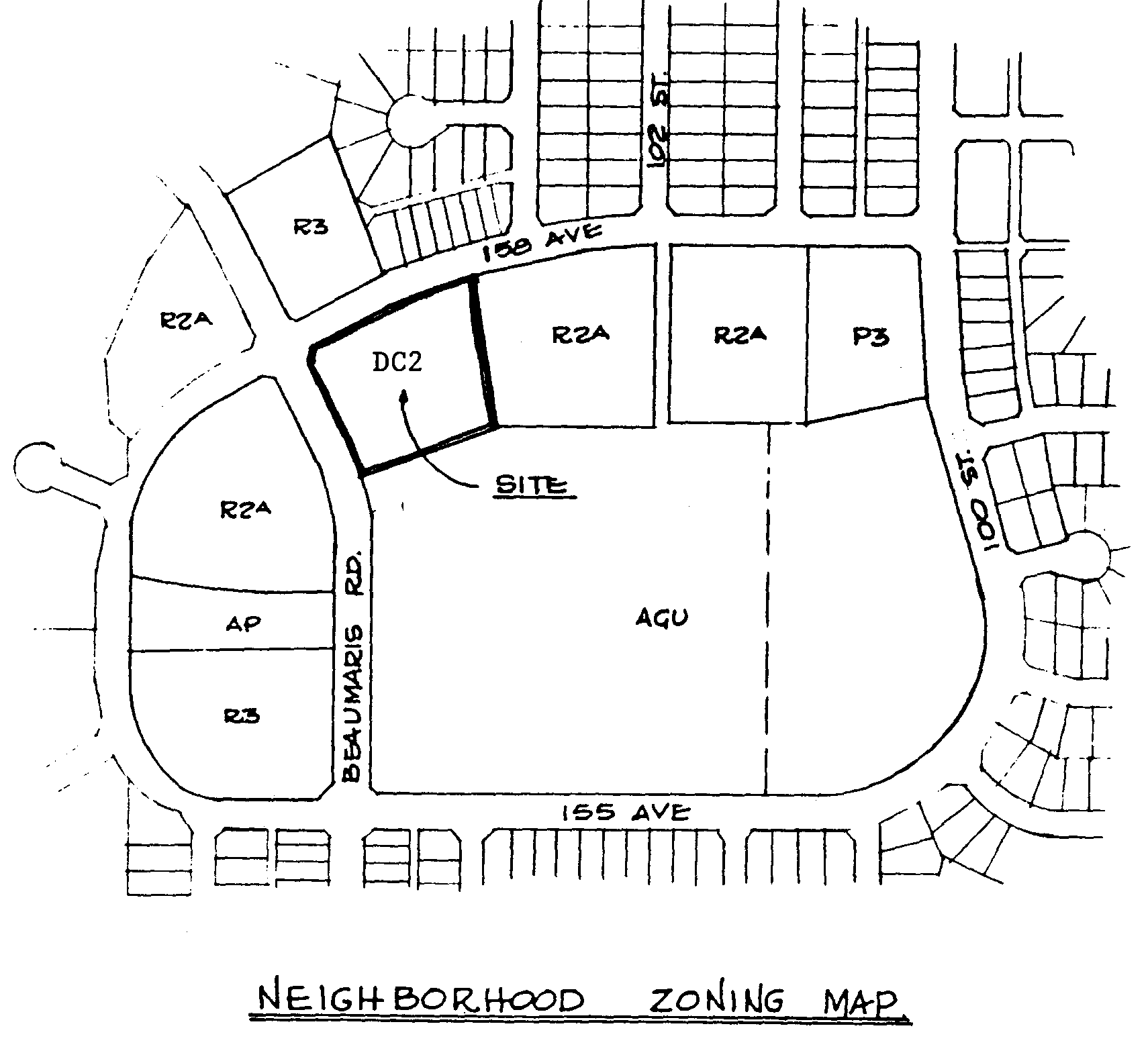 DC2 (W) C99 Schedule B Neighbourhood Zoning Map