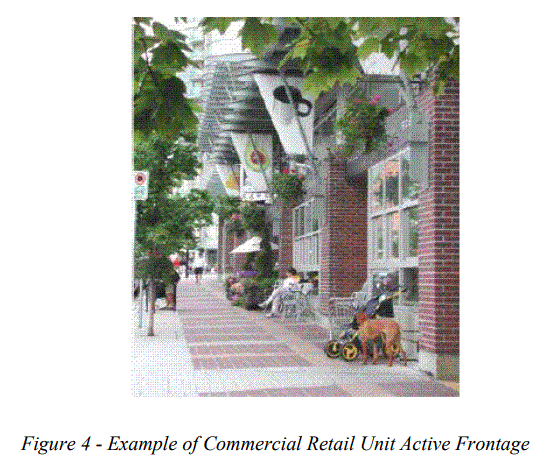 18049 4.9.j Figure 4 - Example of Commercial Retail Unit Active Frontage