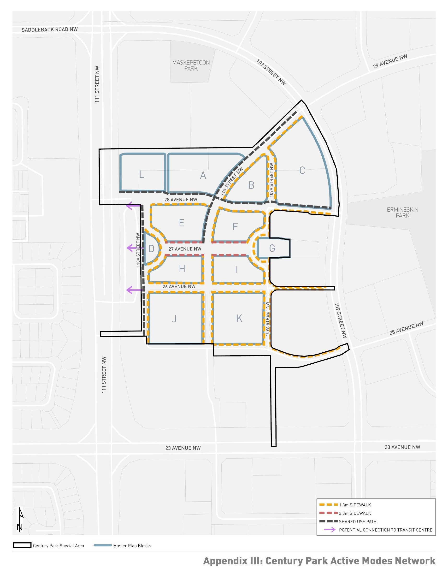 Century Park Special Area Appendix III