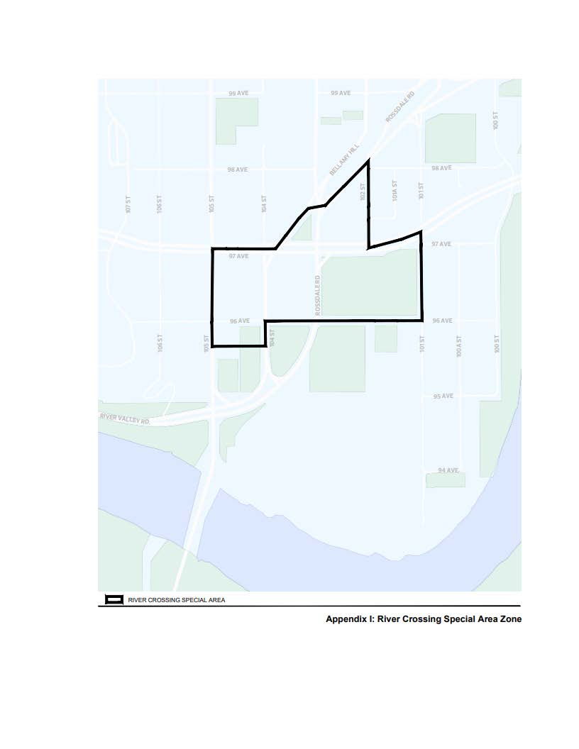 River Crossing Special Area Appendix I Map
